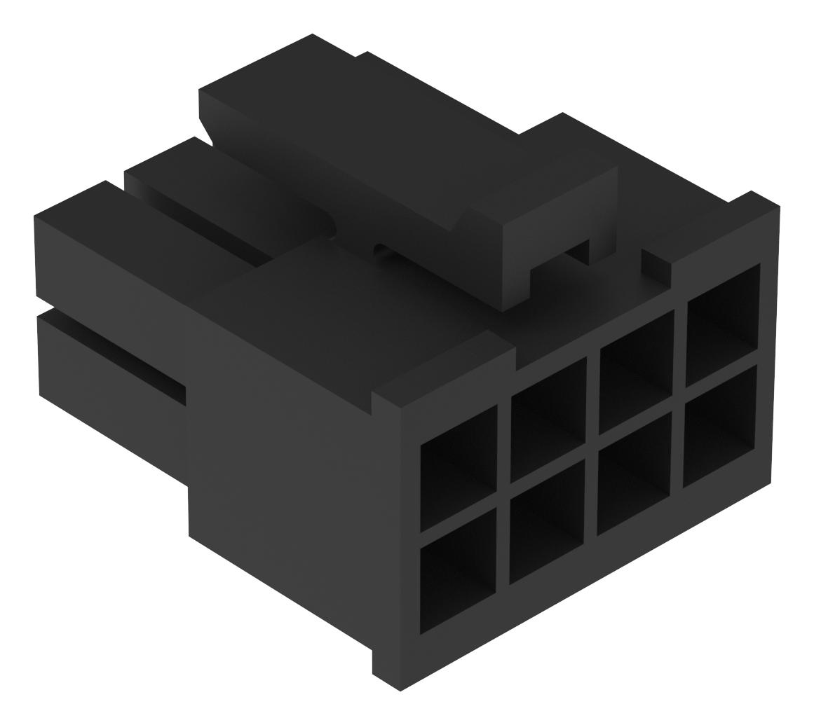 Amphenol Communications Solutions G88Mph0822Ceu Rect Pwr Housing, 8Pos, 2Row, Cable