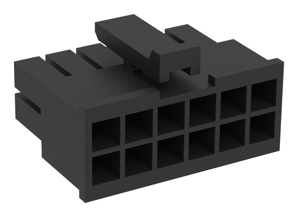 Amphenol Communications Solutions G88Mph1222Ceu Rect Pwr Housing, 12Pos, 2Row, Cable