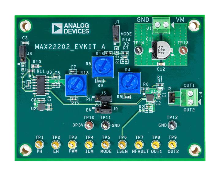 Analog Devices Max22202Evkit# Evaluation Kit, Brushed Dc Motor Driver