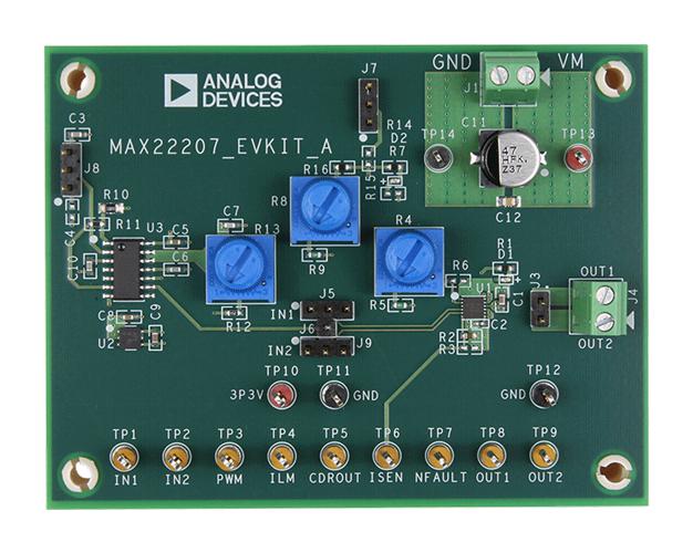 Analog Devices Max22207Evkit# Evaluation Kit, Brushed Dc Motor Driver