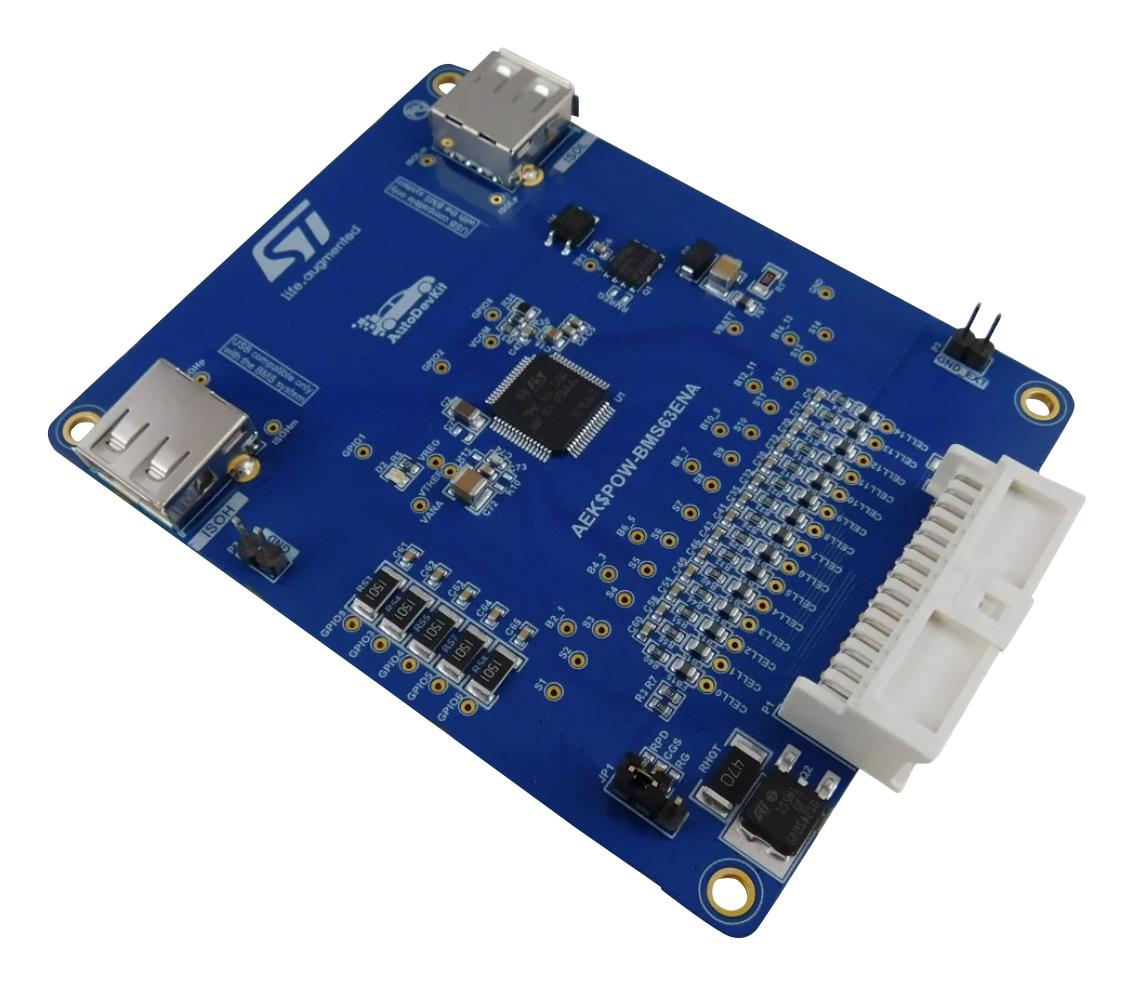 Stmicroelectronics Aek-Pow-Bms63En Bms Eval Brd, Batt Monitoring/protecting