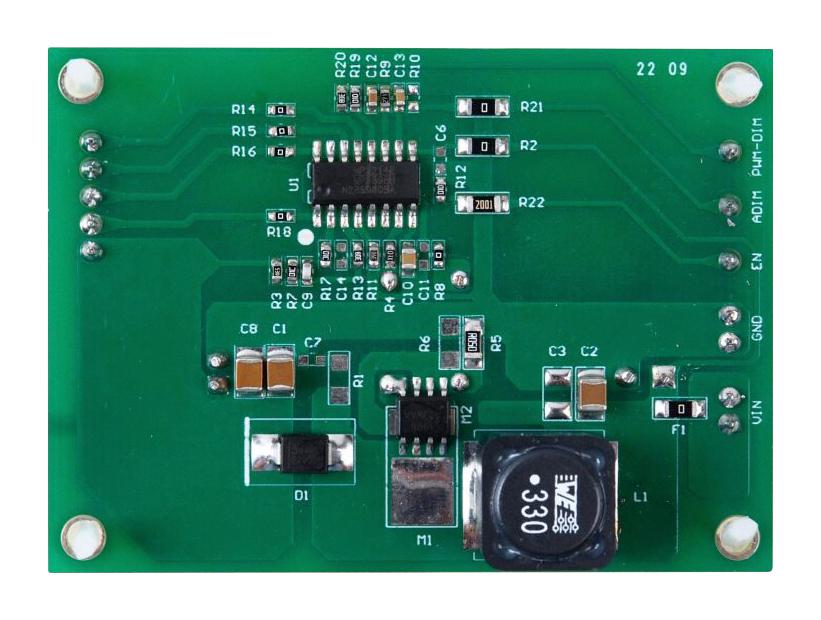 Monolithic Power Systems (Mps) Ev3398H-S-00A Eval Brd, Boost Led Driver, Analog, Pwm