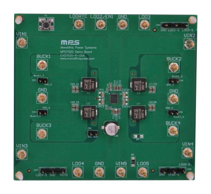 Monolithic Power Systems (Mps) Evq7920-R-00A Eval Board, Multifunction Volt Regulator