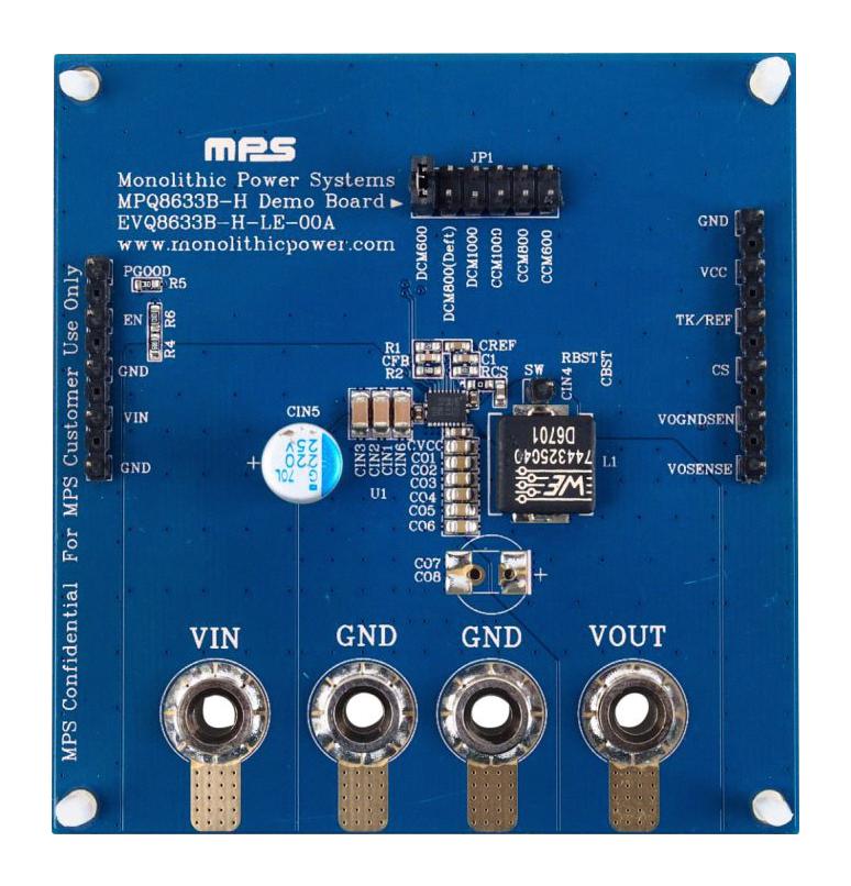 Monolithic Power Systems (Mps) Evq8633B-H-Le-00A Eval Board, Dc/dc Sync Buck Converter