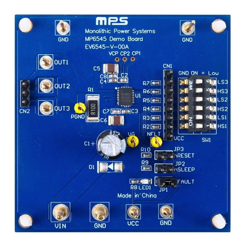 Monolithic Power Systems (Mps) Ev6545-V-00A Evaluation Board, 3-Phase Bldc Driver