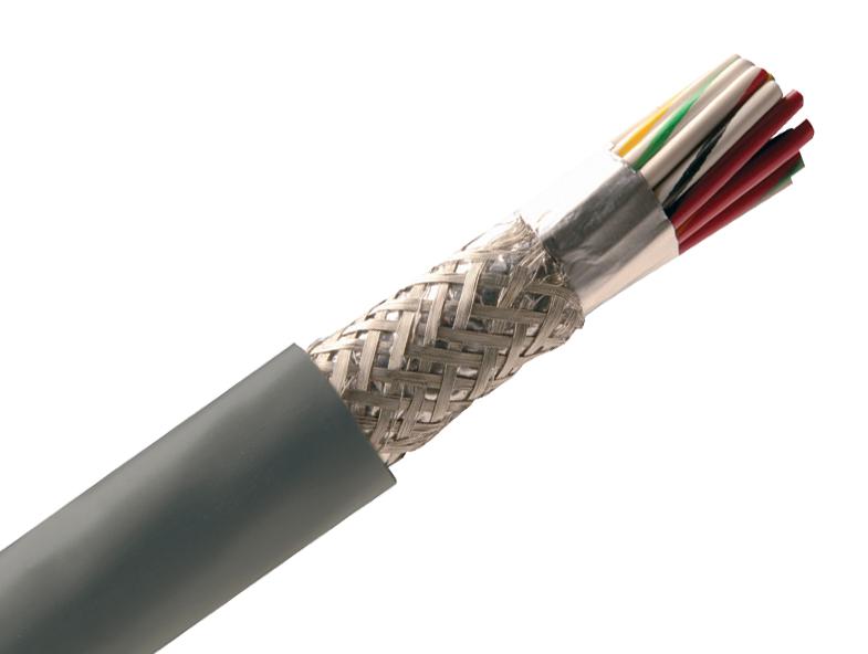 Alpha Wire 5103C Sl005 Cable, Slate, 3Core, 22Awg, 300V