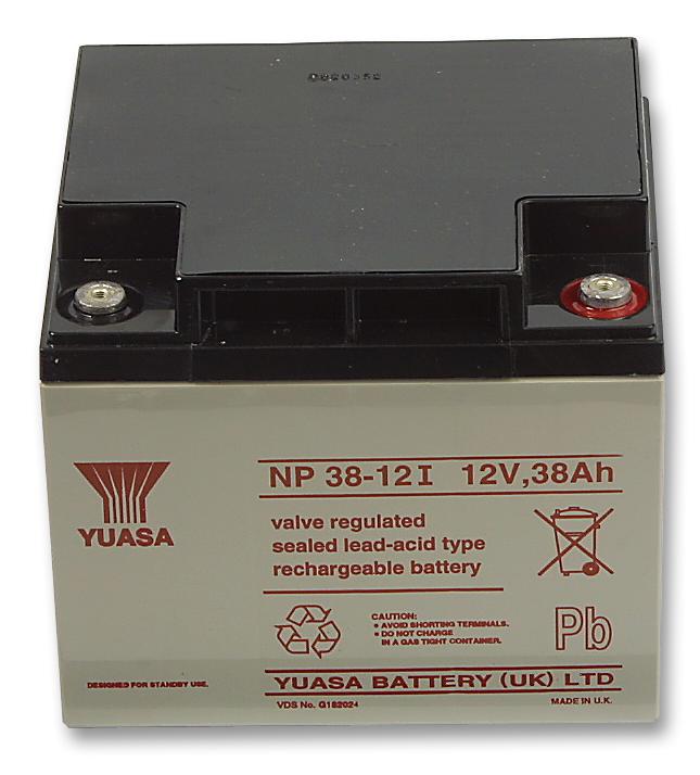 Yuasa Np38-12 Battery,lead Acid,38Ah,12V