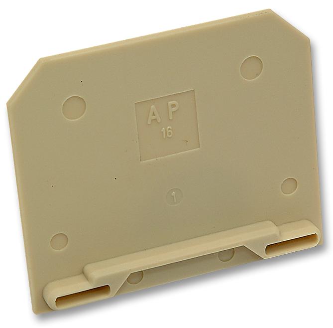 Weidmuller Ap 027116 End Cover, For Sak16/35