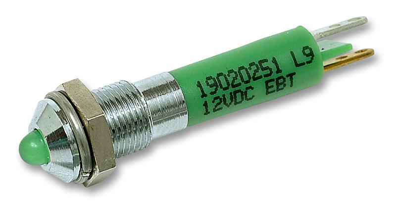 Cml Innovative Technologies 19020251 Led Indicator, 12V, Green