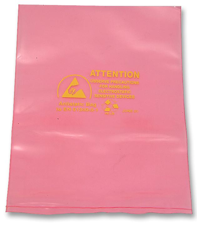 Multicomp Pro 001-0041 Pink Antistatic Bag, 914.4Mm X 1.22Mm