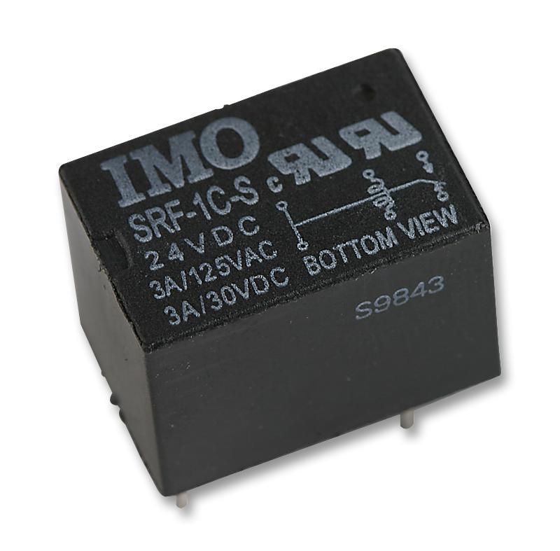 Imo Precision Controls Srf-1C-Sl-24Vdc Relay, Spdt, 240Vac, 30Vdc, 1A