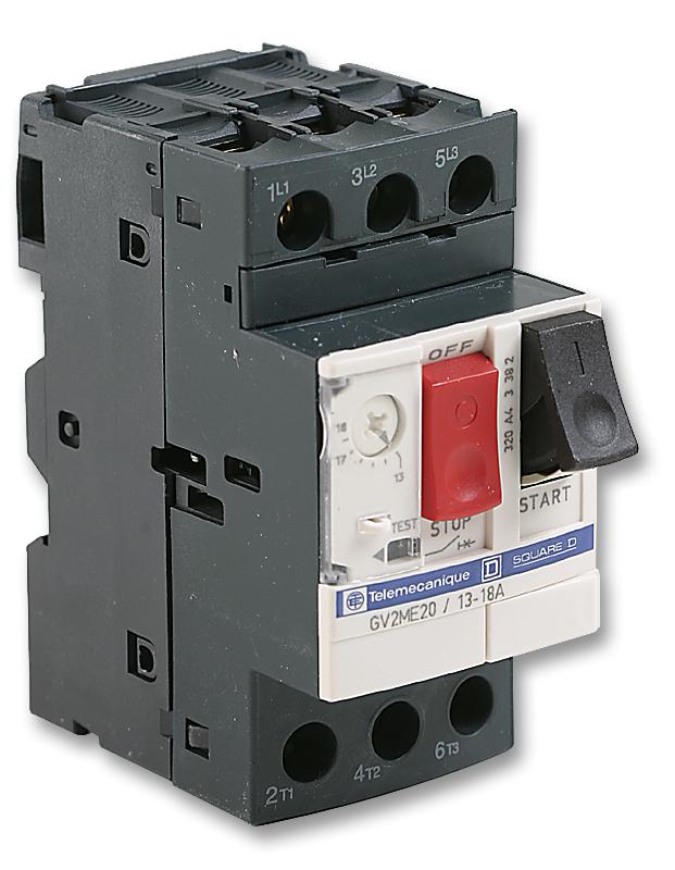 Schneider Electric Gv2Me20 Circuit Breaker, 3 Pole, 13A - 18A, 690V