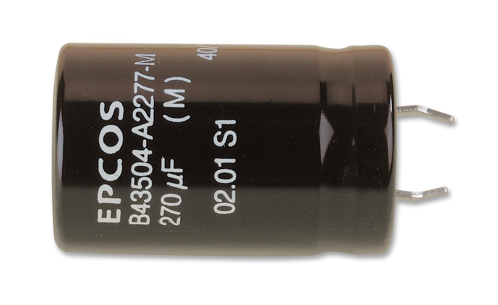 Epcos B43504A5337M000 Cap, 330Îf, 450V, Alu Elec, Snap In