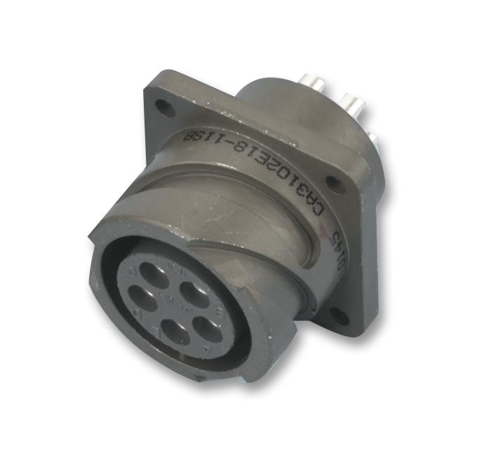 Itt Cannon Ca3102E14S-5Sb Receptacle, Fixed, 5Way