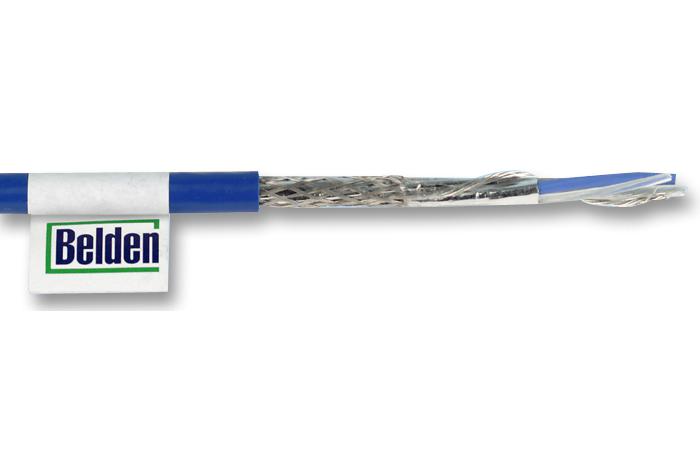 Belden 9463.00305 Twinaxial Cbl, Blue Hose, 20Awg, 7X28Awg