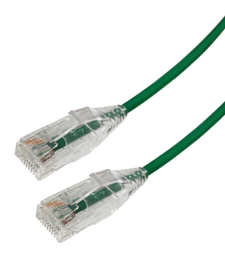 Videk 2994-2G Enet Cord, C6, Rj45 Plug-Rj45 Plug, 2M