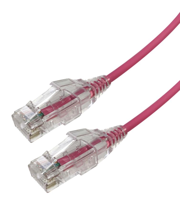 Videk 2994-1Pk Enet Cord, C6, Rj45 Plug-Rj45 Plug, 1M