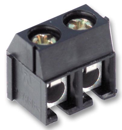 Weidmuller Pm5.08/2/90 Blk Terminal Block, Wire To Brd, 2Pos, 14Awg