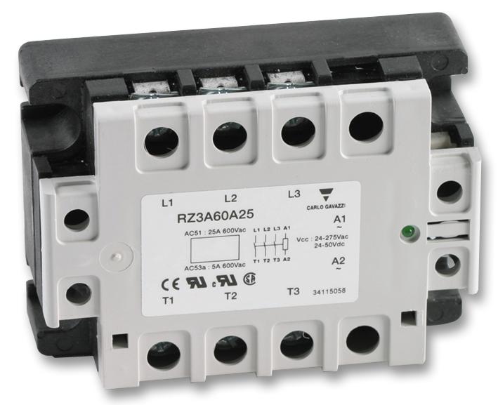 Carlo Gavazzi Rz3A60A55 Ssr, 55A, 600Vac