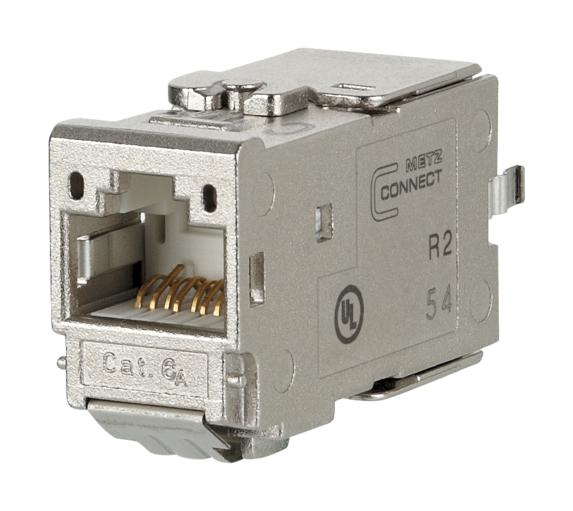 Metz Connect 130B11-E Modular Conn, 8P8C, Rj45 Jack, Cat6A