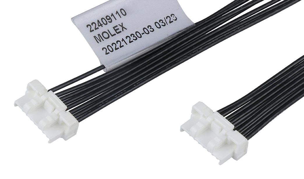 Molex 224091-1083 Cable Assy, 8Pos, Plug-Plug, 300Mm