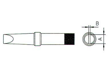 Weller Pt-B8 Tip, Screwdriver, 2.4Mm