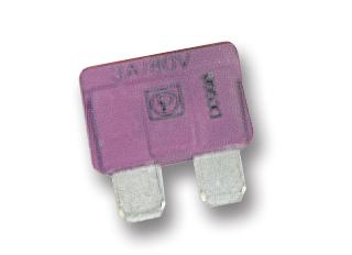 Littelfuse 166.7000.4302 Automotive Fuse, Time Delay, 3A, 80Vdc