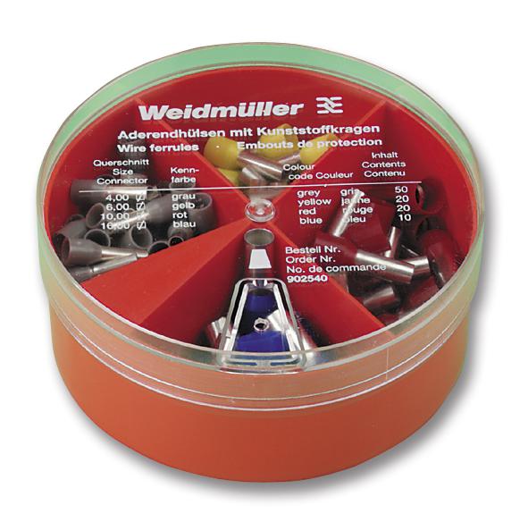 Weidmuller 9025400000 Ferrule Kit, No2, Pk90