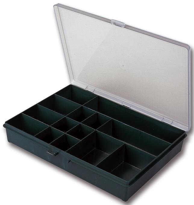 Raaco 107914 Storage Box, 55Mm X 332Mm X 254Mm/14Comp