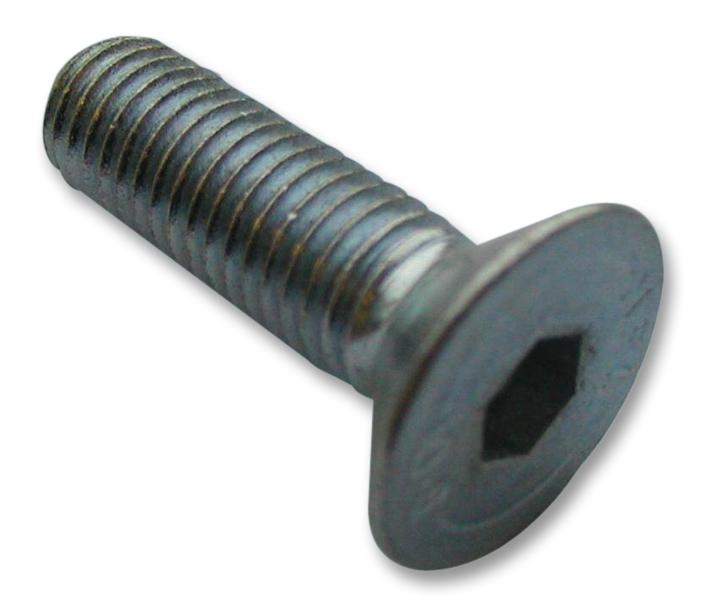 Tr Fastenings M6 12 Kh10Mc Z50 Screw Socket, Csk, Bzp, M6X12, Pk50