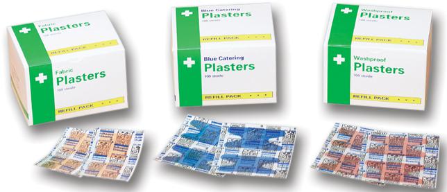 Safety First Aid Group D8003 Plaster, First Aid, Fabric, Large