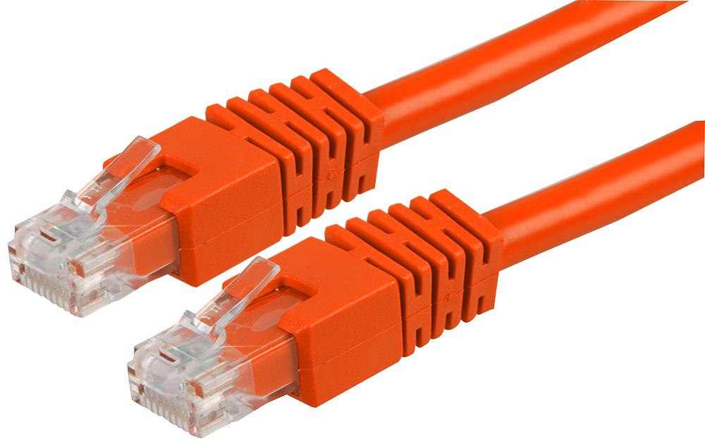 Pro Signal Ps11203 Patch Cord, Rj45 Plug, Cat6, 1M, Orange