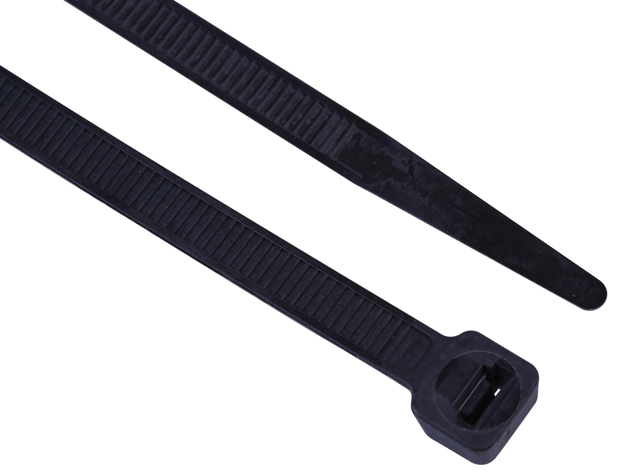 Pro Power 160X4.8Mm Blk 1000Pk Cable Tie, 180X4.8Mm Blk 1000Pk