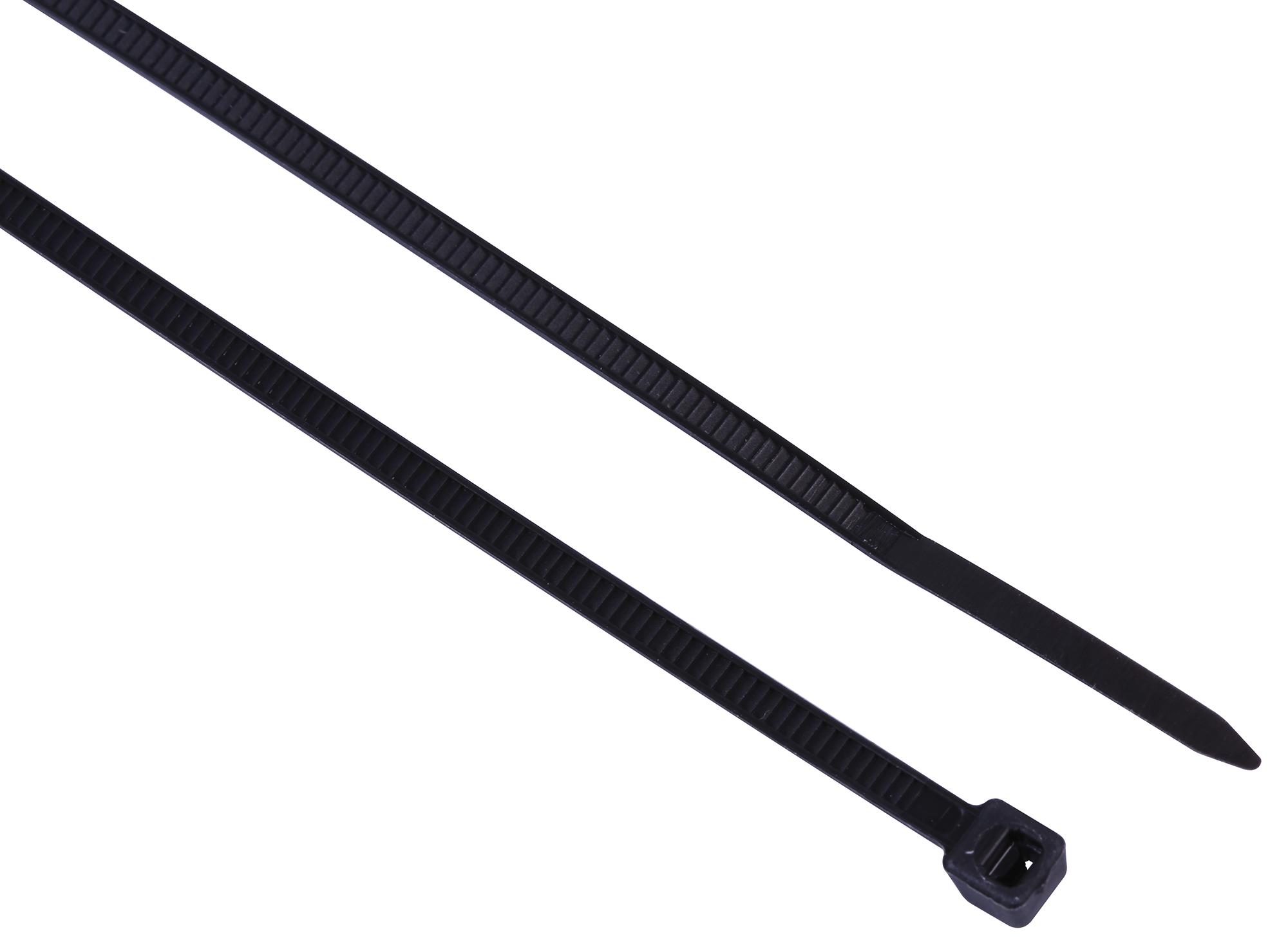 Pro Power 142X2.5Mm Blk 100Pk Cable Tie, 142X2.5Mm Blk 100Pk