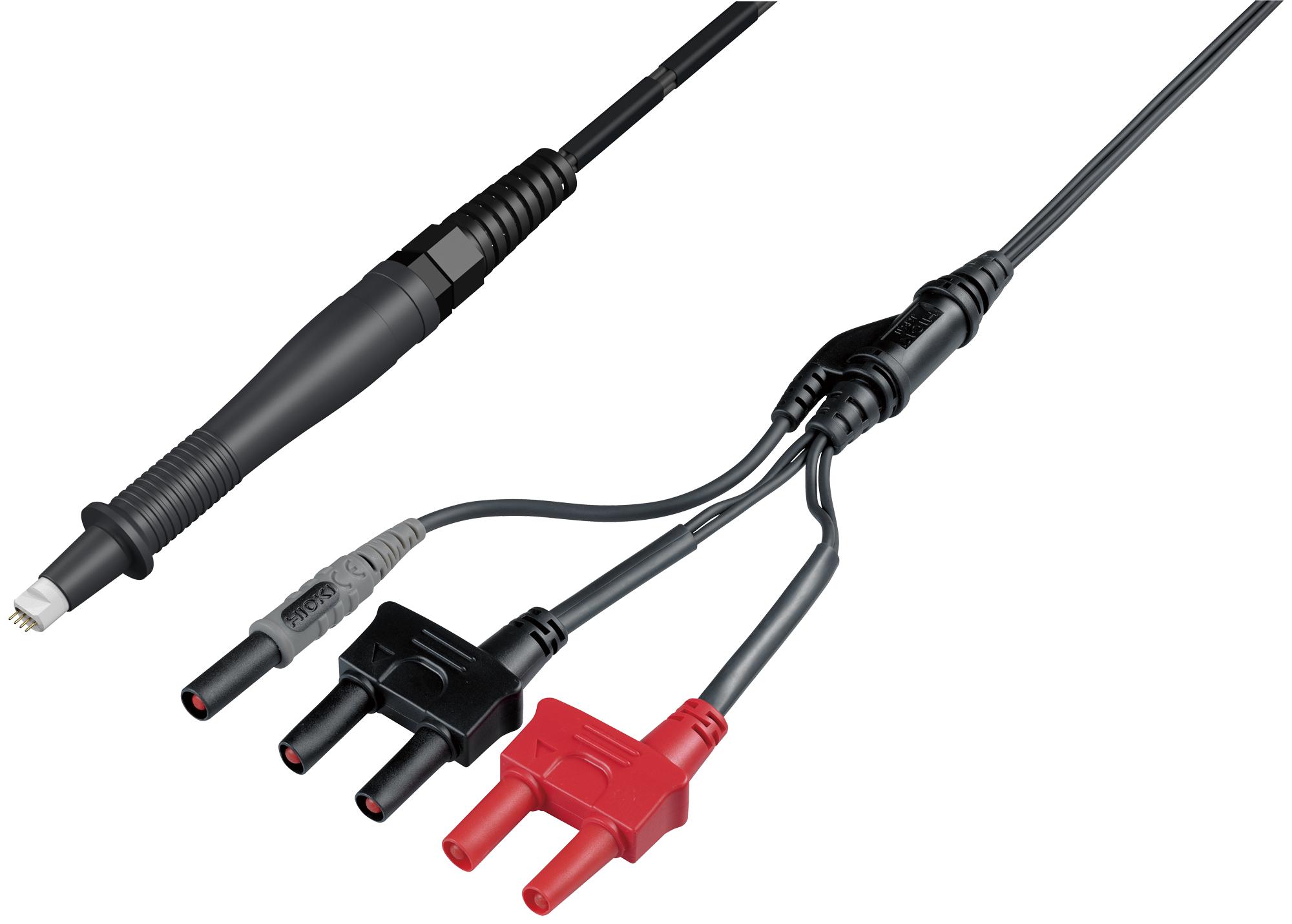 Hioki Rm9010-02 Four-Point Array Probe, 1.5M, Blk/red