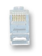 Pro Signal Psg08373 Plug, Rj45 8P8C 50U, 10 Pack