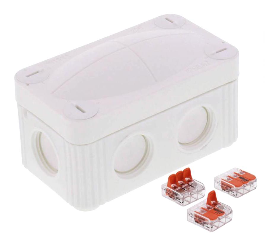 Wiska 10109902 Enclosure, Junction Box, Pp, White