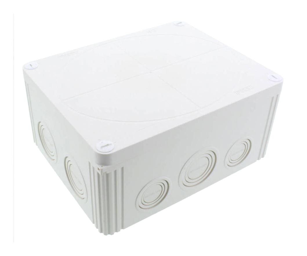 Wiska 10110744 Enclosure, Junction Box, Pc, White