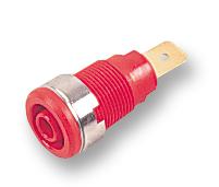 Staubli 23.3060-22 Receptacle, 32A, 4Mm, Quick Connect, Red