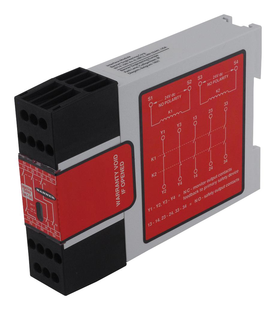 Banner Engineering Im-T-9A Interface Module, Primary Safety Device