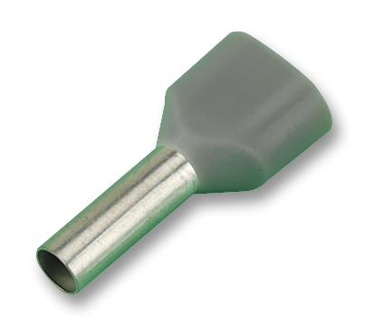 Weidmuller 9037550000 Ferrule, Twin Entry, 6Mm, Pk100