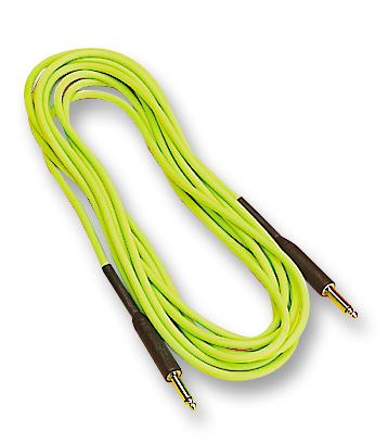 Soundlab G032E Lead, 1/4 Jack-Jack Neon, Green, 6M