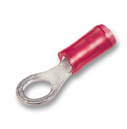 Amp - Te Connectivity 320551 Crimp Terminal, Ring, 4Mm, Red