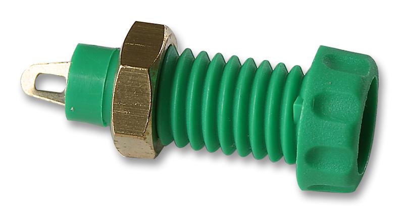 Cliff Electronic Components S14-Green Socket, 4Mm, Panel