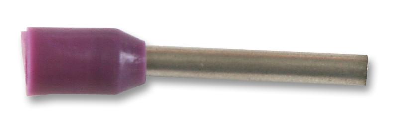 Multicomp Pro E0208-Violet Terminal, Wire Ferrule, 26Awg, Violet