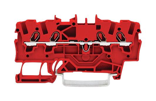 Wago 2001-1403 Terminal Block, Din Rail, 4Pos, 14Awg