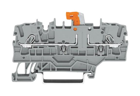 Wago 2002-1971 Terminal Block, Din Rail, 2Pos, 12Awg
