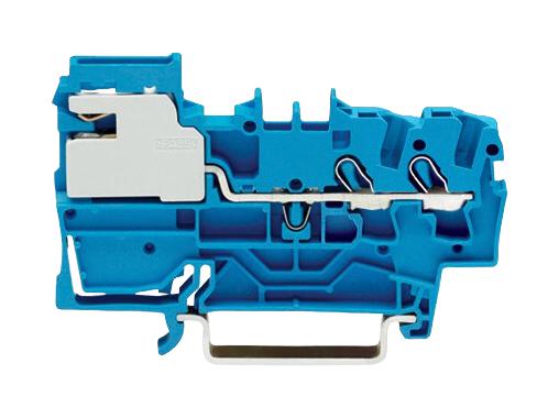 Wago 2002-7214 Terminal Block, Din Rail, 2Pos, 12Awg