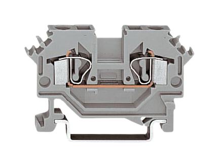 Wago 281-601 Terminal Block, Din Rail, 2Pos, 12Awg