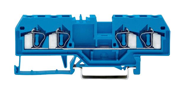 Wago 281-654 Terminal Block, Din Rail, 4Pos, 12Awg